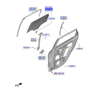 زجاج نافذة الباب