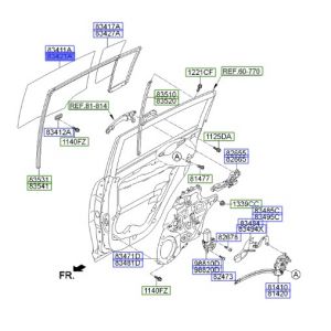 زجاج نافذة الباب