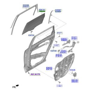 زجاج نافذة الباب