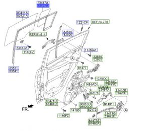 زجاج نافذة الباب الثابت