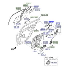 قاعدة مقبض باب خارجية