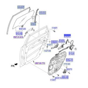 قاعدة مقبض باب خارجية