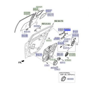 قاعدة مقبض باب خارجية