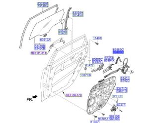 قاعدة مقبض باب خارجية