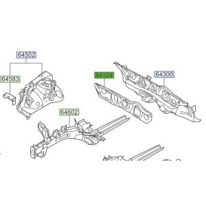 عازل صاجة الكابينة الأمامية كاملة