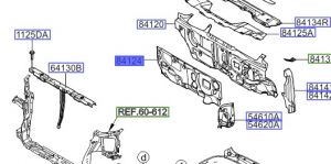 عازل صاجة الكابينة الأمامية كاملة