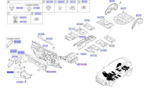 غطاء ماكينة سفلي
