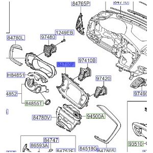 ديكور طبلون وسط علوية