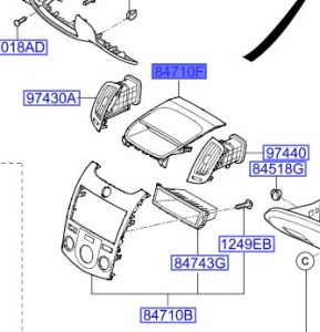 ديكور طبلون وسط علوية