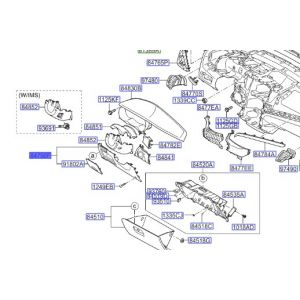 قطعة طبلون سفلية يسار