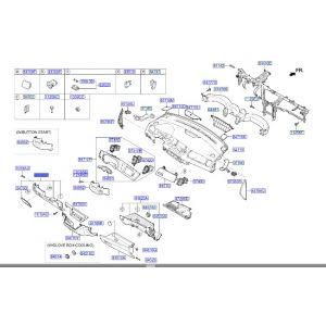 قطعة طبلون سفلية يسار
