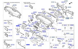قطعة طبلون سفلية يسار