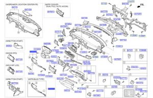 قطعة طبلون سفلية يسار
