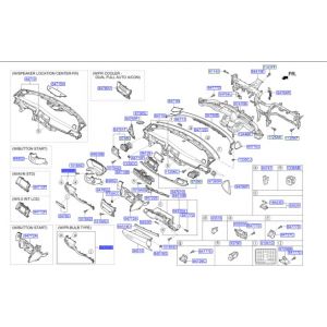 قطعة طبلون سفلية يسار
