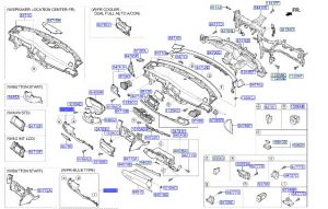 قطعة طبلون سفلية يسار
