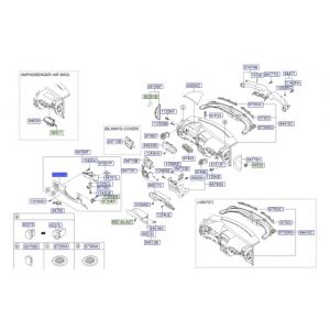 قطعة طبلون سفلية يسار