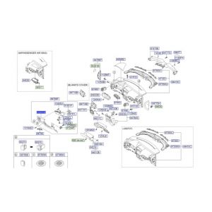 قطعة طبلون سفلية يسار