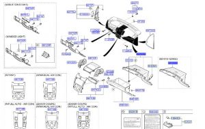 قطعة طبلون سفلية يمين