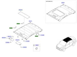 مقبض سقف أمامي