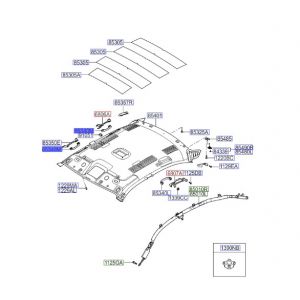 مقبض سقف أمامي يمين