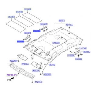 مقبض سقف أمامي يمين