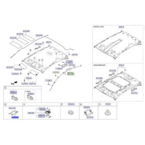 مقبض سقف أمامي يمين