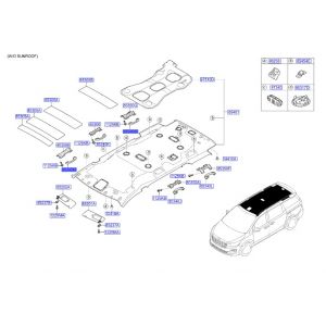 مقبض سقف أمامي يمين
