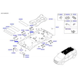 مقبض سقف أمامي يمين