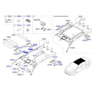 مقبض سقف أمامي يمين