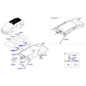 مقبض سقف أمامي يمين
