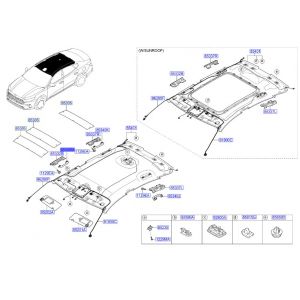 مقبض سقف أمامي يمين