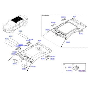 مقبض سقف أمامي يمين