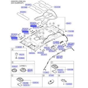 مقبض سقف أمامي يمين
