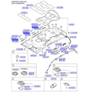 مقبض سقف أمامي يمين