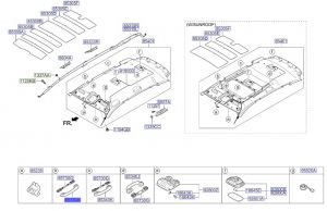 مقبض سقف أمامي