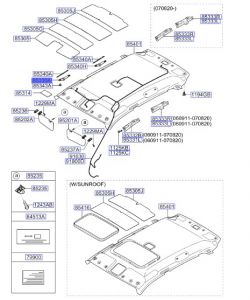 مقبض سقف أمامي