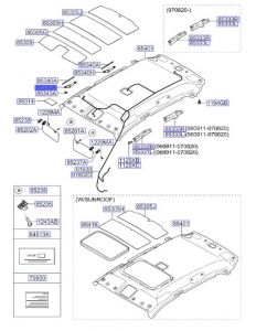 مقبض سقف أمامي