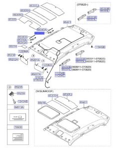 مقبض سقف خلفي