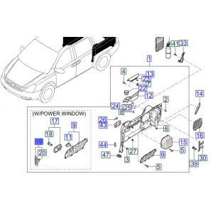إضاءة دعاسة جانبية