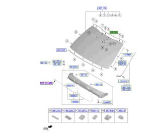 جلدة زجاج أمامي