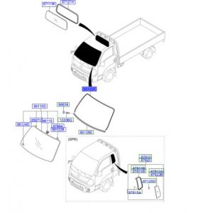 جلدة زجاج أمامي