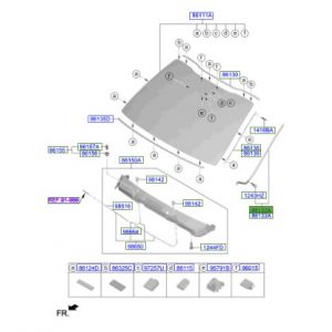جلدة زجاج أمامي