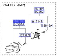 ديكور شبك فتحة كشاف أمامي يسار