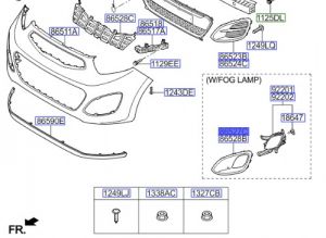 غطاء كشاف يسار