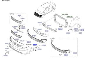 جلدة هواية أمامية يسار