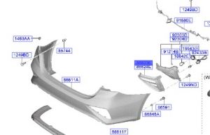غطاء كشاف ضباب خلفي
