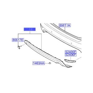 جلدة صدام خلفي وسط