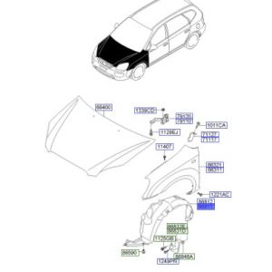 بطانة رفرف أمامي يسار