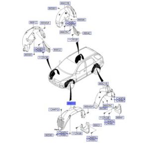 بطانة رفرف أمامي يسار