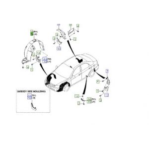 بطانة رفرف أمامي يسار